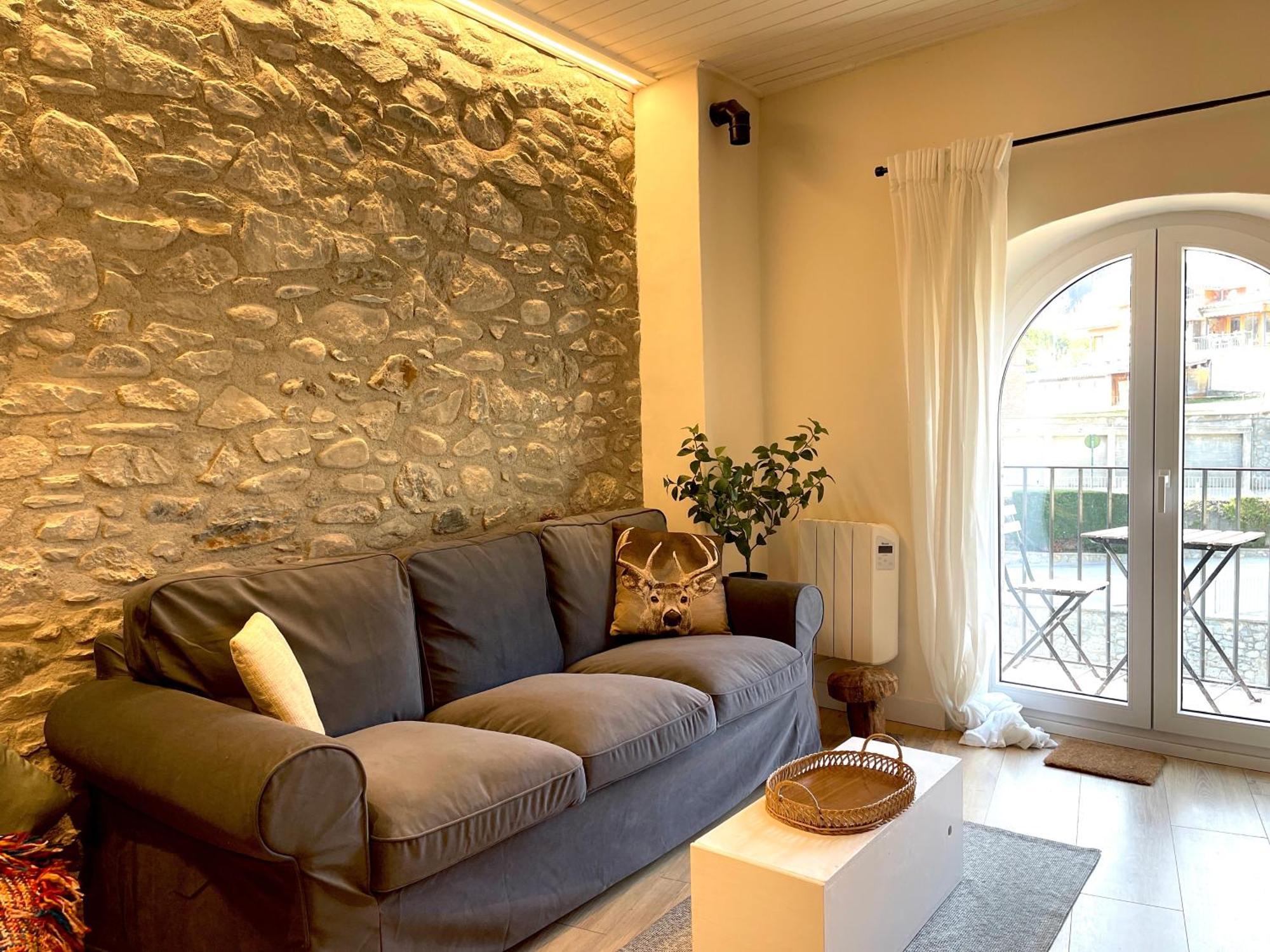 Apartamento Colgante Al Rio Con Vistas Al Puente Camprodon Eksteriør bilde