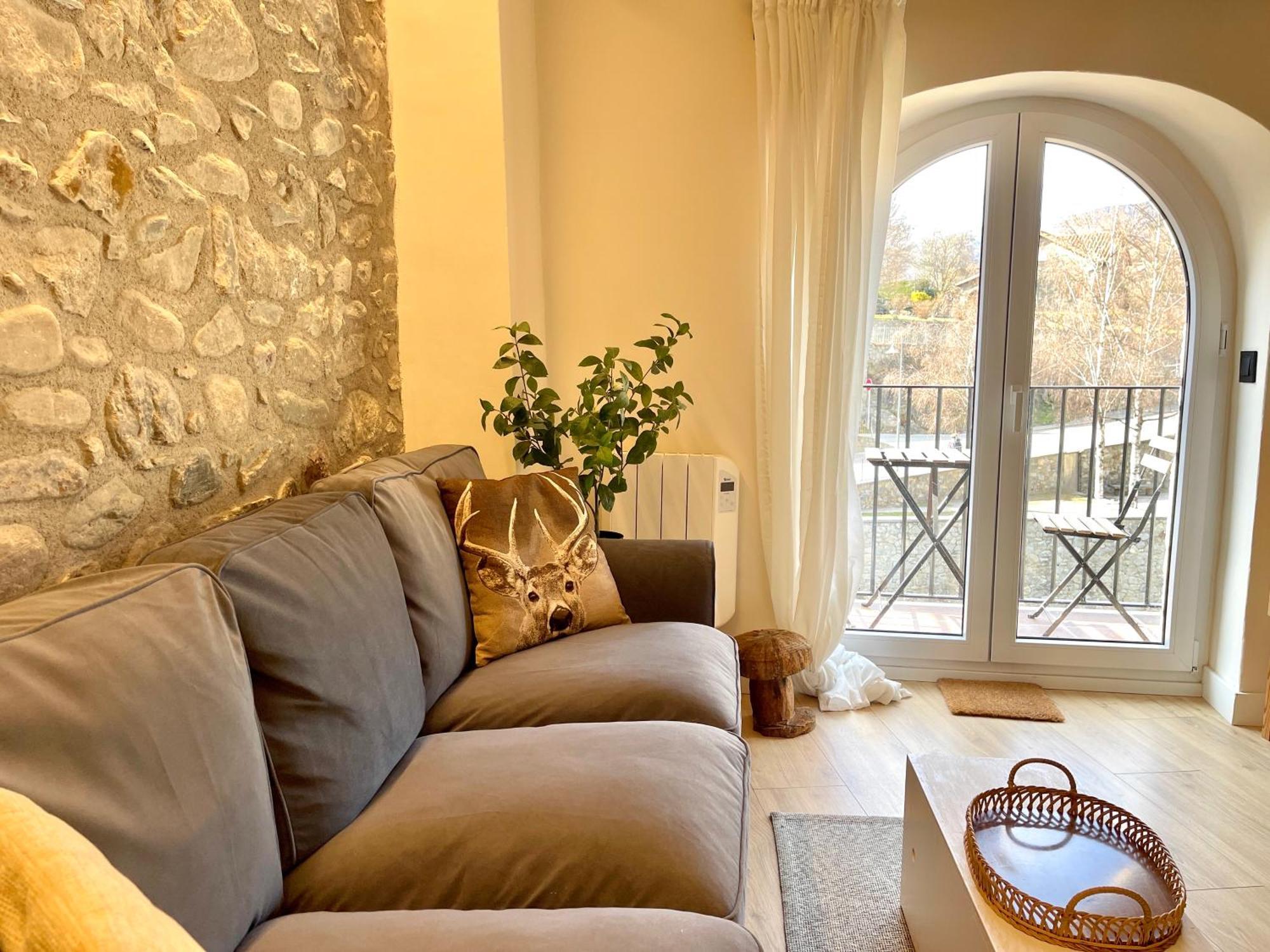 Apartamento Colgante Al Rio Con Vistas Al Puente Camprodon Eksteriør bilde